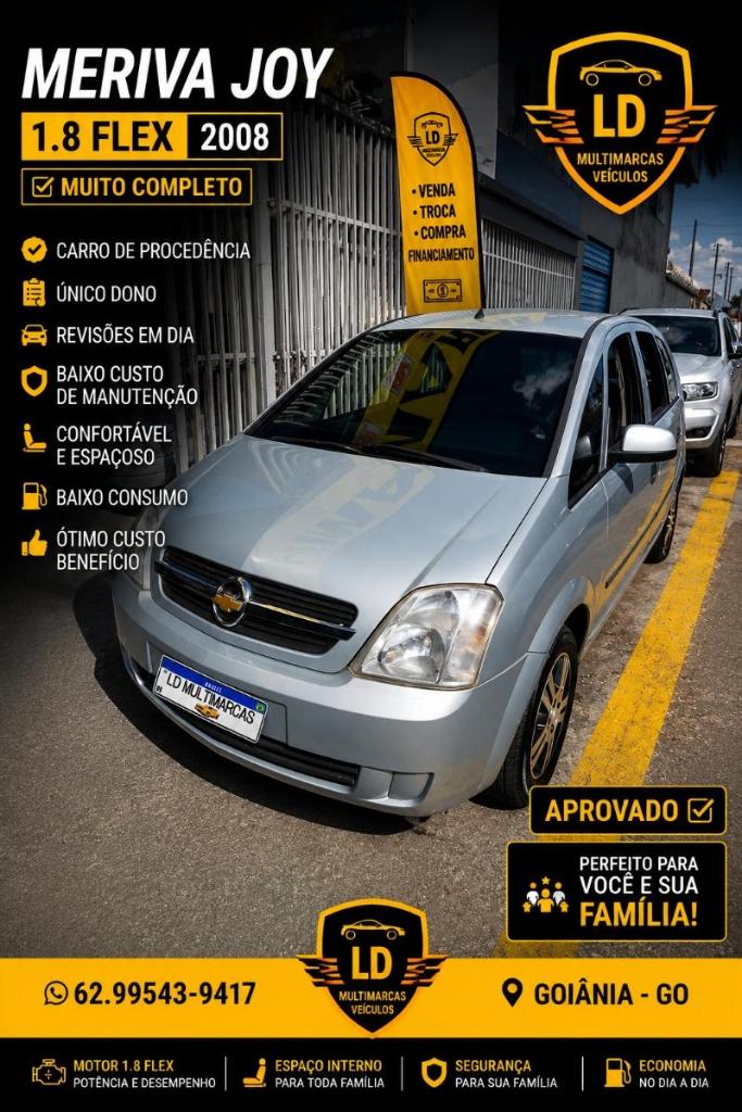 Chevrolet Meriva Meriva Joy 1.8 MPFI 8V FlexPower 2008