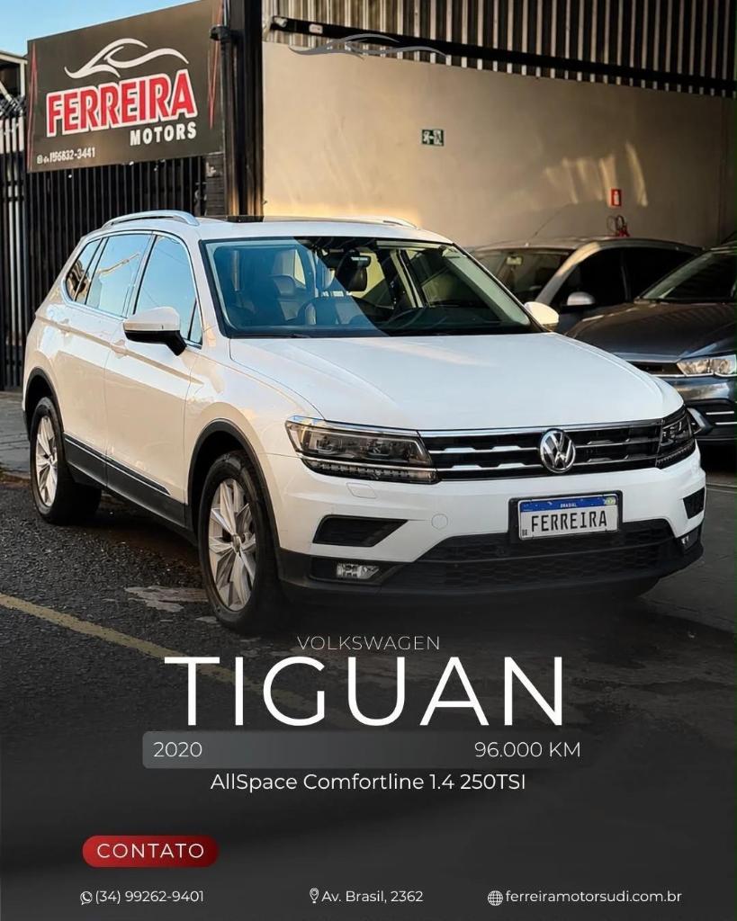 Volkswagen Tiguan TIGUAN Allspac Comf 250 TSI 1.4 Flex 2020