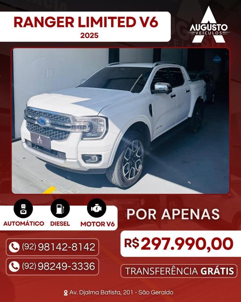 Ford Ranger LIMITED+ 3.0 V6 4X4 CD TB DIE AUT 2025