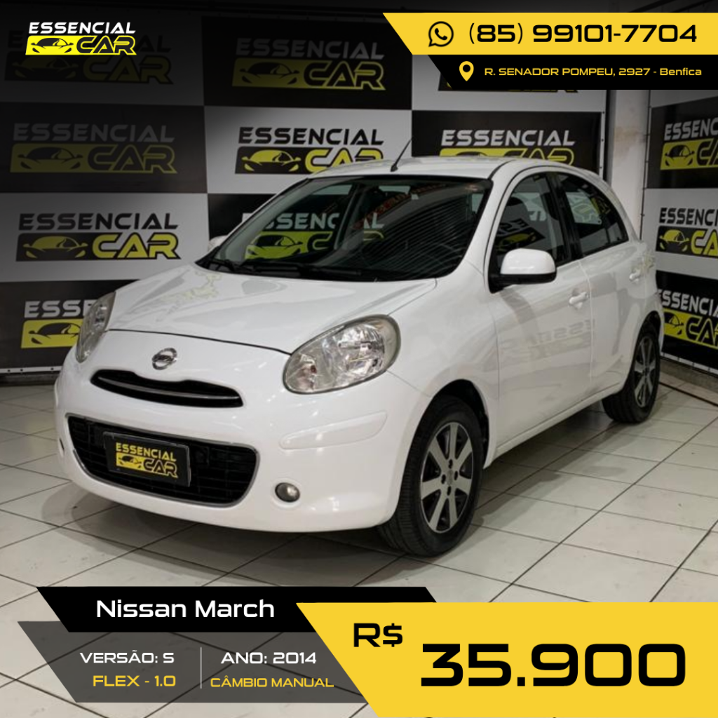 Nissan March 1.0 S 16V FLEX 4P MANUAL 2014