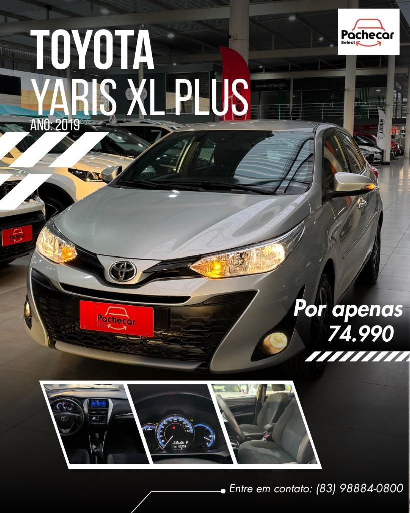 Toyota Yaris YARIS XL Plus Tech 1.3 Flex 16V Aut. 2019