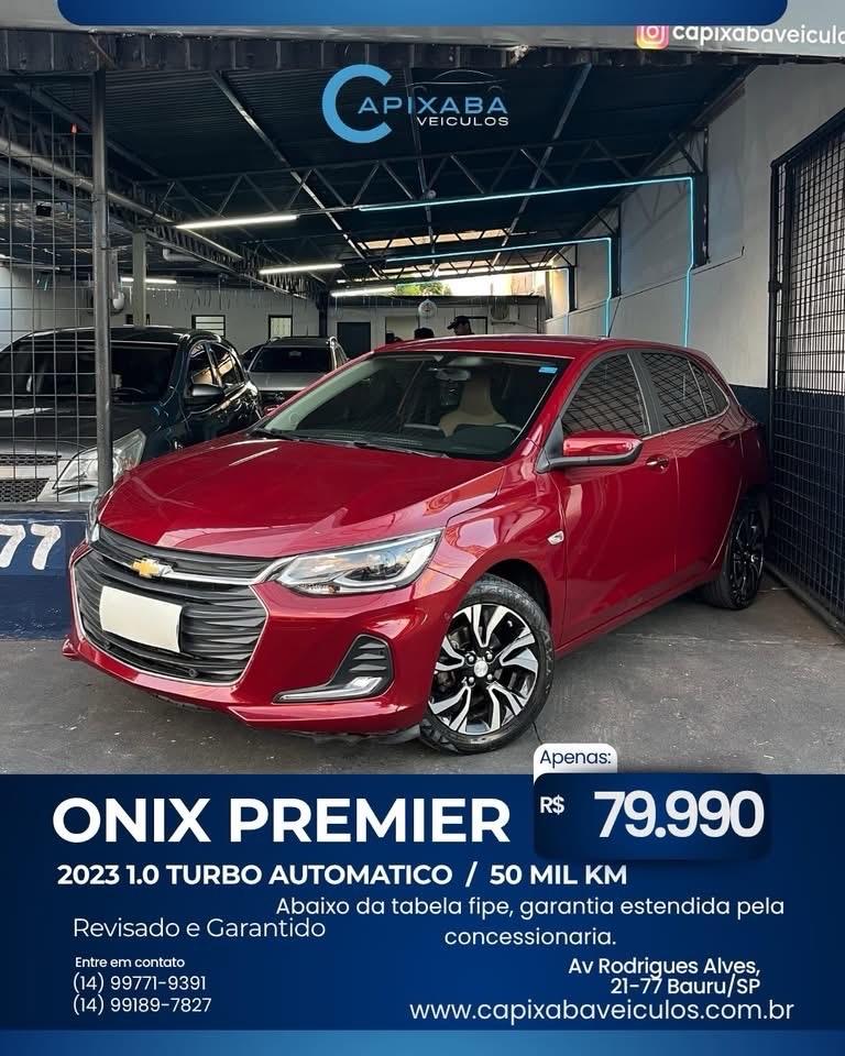 Chevrolet Onix ONIX HATCH PREM. 1.0 12V TB Flex 5p Aut. 2023