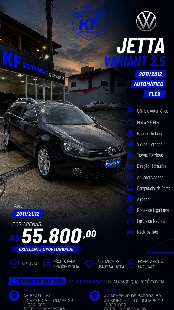 Volkswagen Jetta 2.5 Variant 20v Auto - Automática