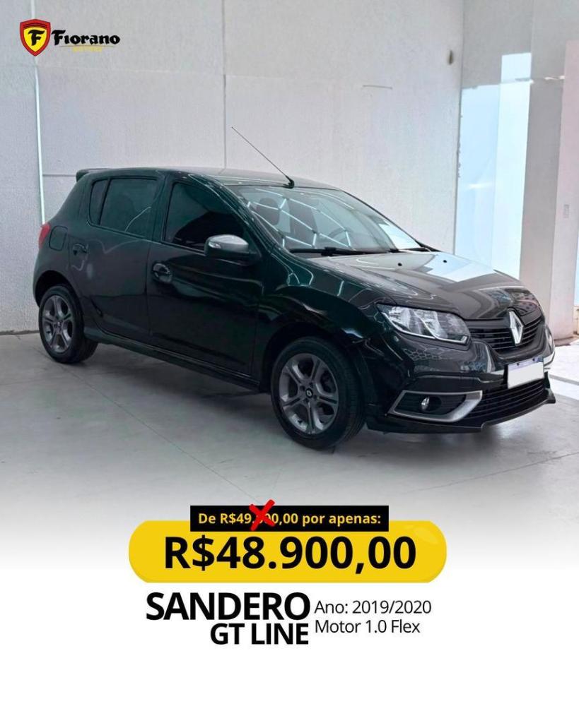 Renault Sandero SANDERO GT line/RLIN Flex 1.0 12v 5p 2020