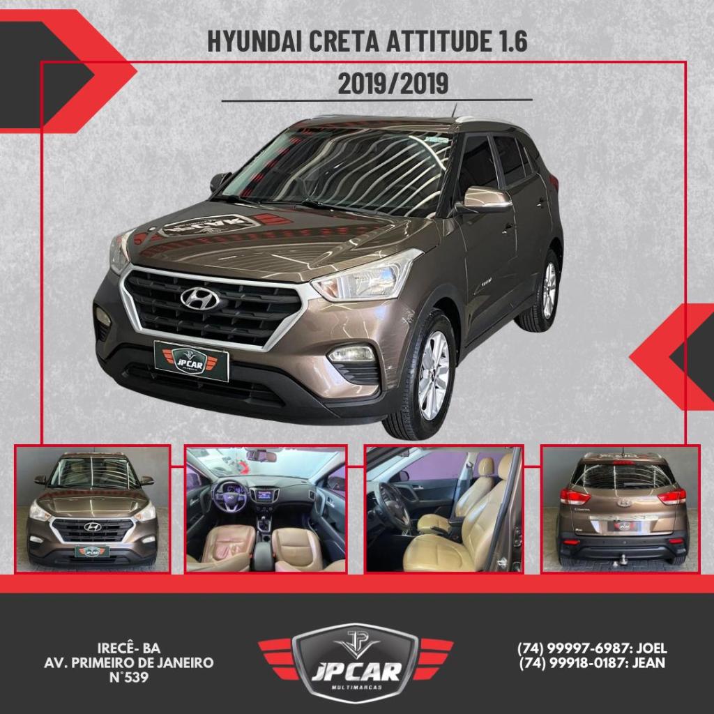 Hyundai Creta 1.6 16V FLEX ATTITUDE AUTOMÁTICO 2019