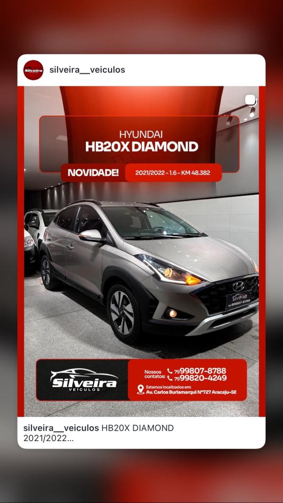 Hyundai Hb20X HB20X Diamond 1.6 Flex 16V Aut. 2022