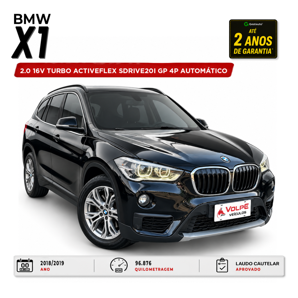 BMW X1 2.0 16V TURBO ACTIVEFLEX SDRIVE20I GP 4P AUTOMÁTICO 2019