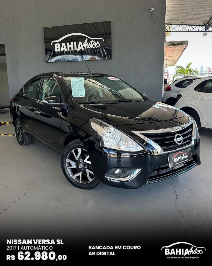 Nissan Versa VERSA SL 1.6 16V FlexStart 4p Aut. 2017