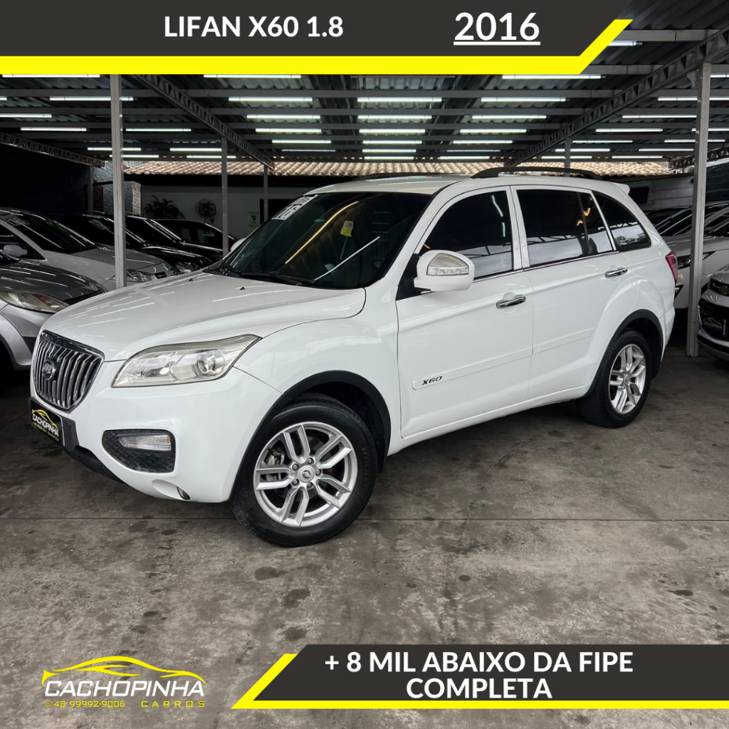 Lifan X60 1.8 16V 128CV 5P MEC. 2016