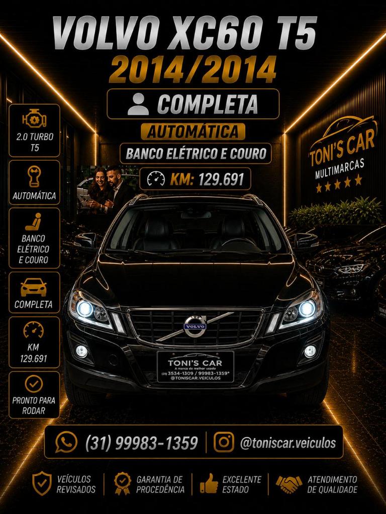 Volvo Xc 2.0 T5 GASOLINA R-DESIGN AWD GEARTRONIC 2014
