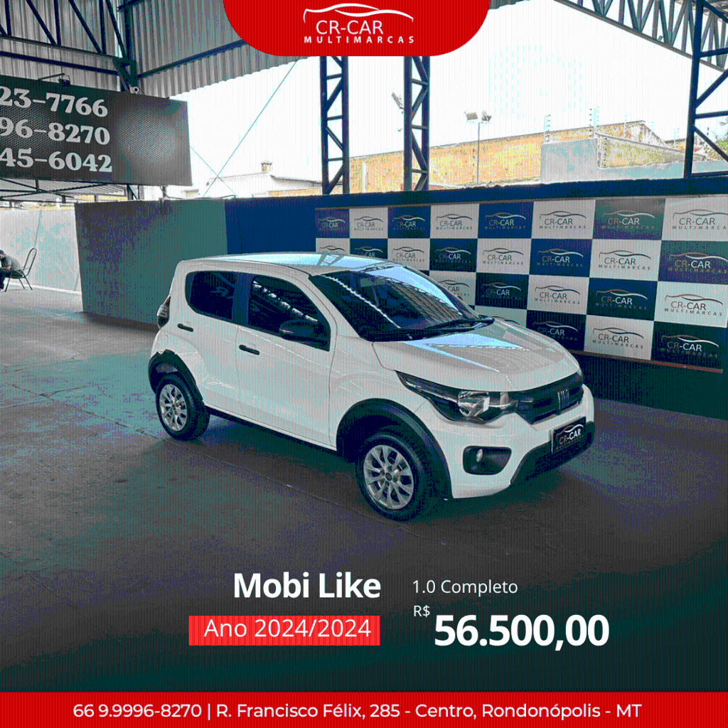 Fiat Mobi 1.0 EVO FLEX LIKE. MANUAL 2024