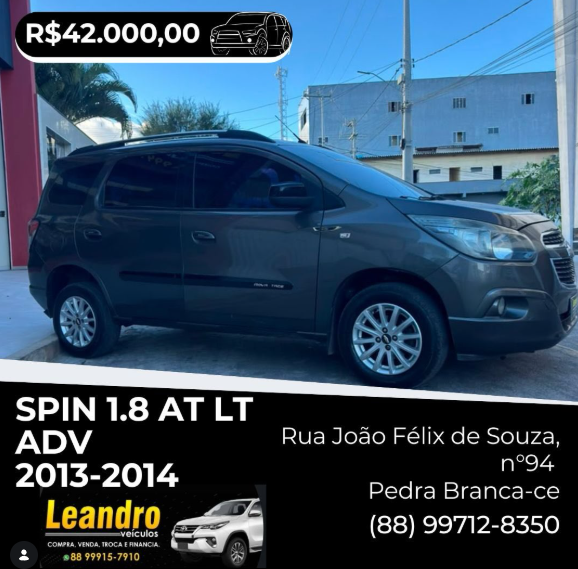 Chevrolet Spin SPIN LT 1.8 8V Econo.Flex 5p Aut. 2014