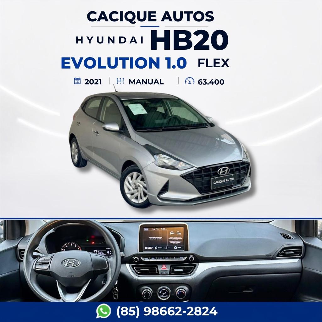 Hyundai Hb20S HB20S Evolution 1.0 Flex 12V Mec. 2021