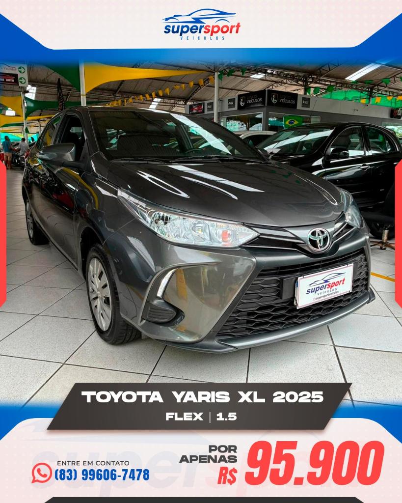 Toyota Yaris YARIS XL 1.5 Flex 16V 5p Aut. 2025