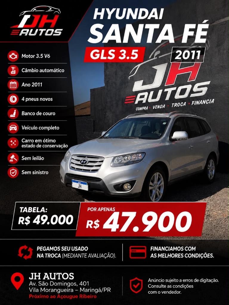 Hyundai Santa FE 3.5 V6 4X4 AUT. 2011