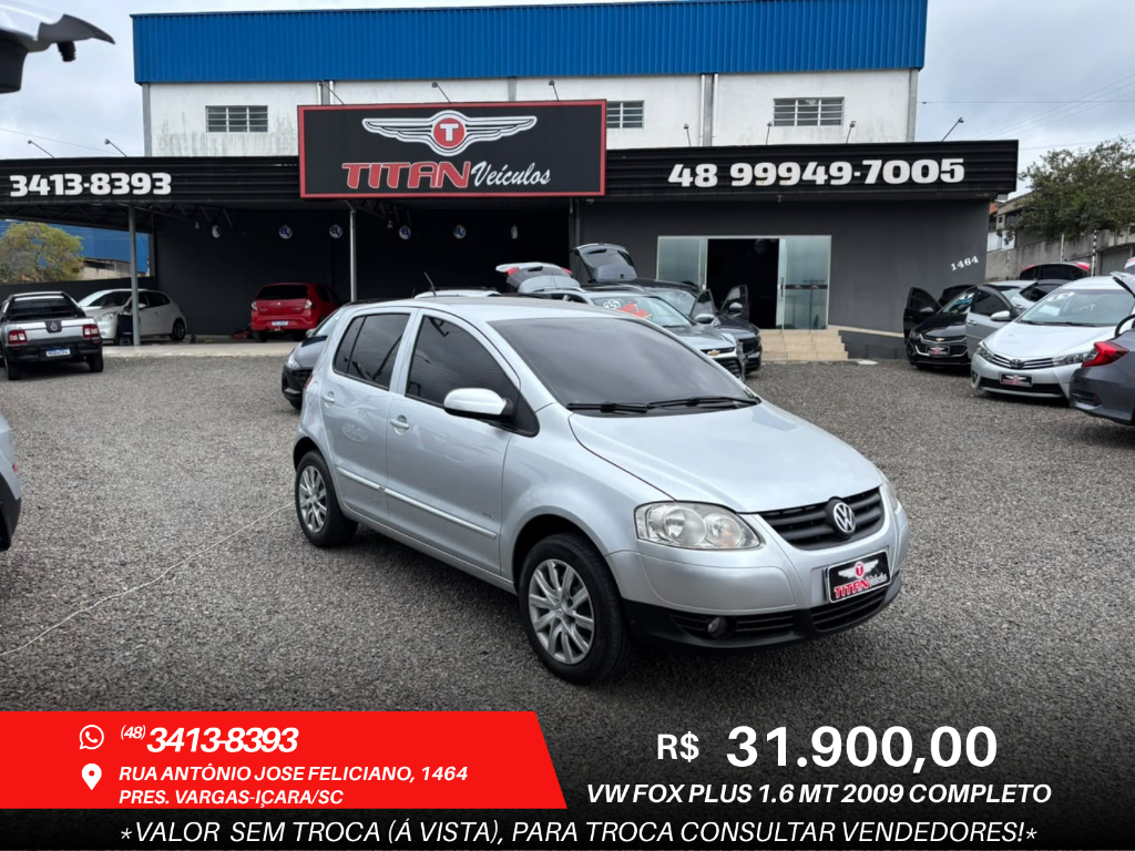 Volkswagen Fox FOX PLUS 1.6MI/ 1.6MI TOTAL FLEX 8V 4P 2009