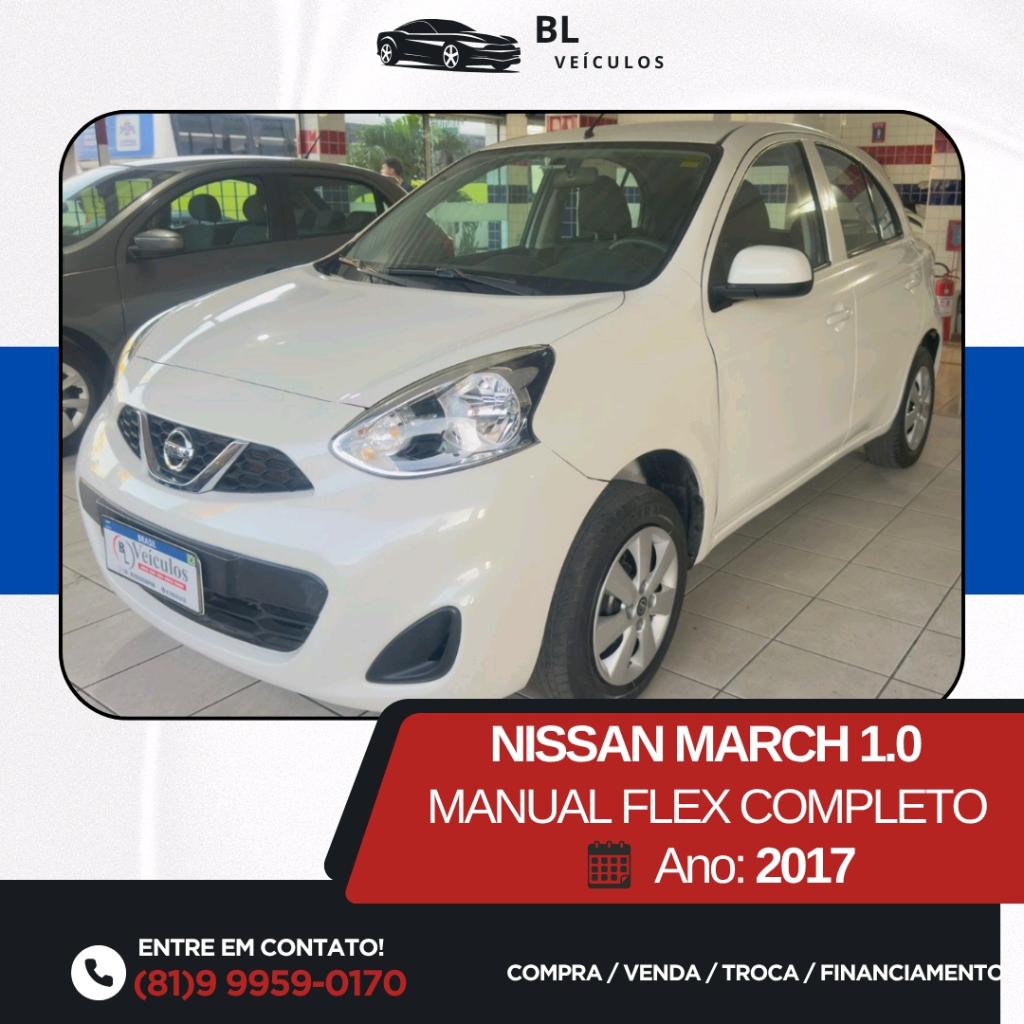 Nissan March 1.0 S 12V FLEX 4P MANUAL 2017