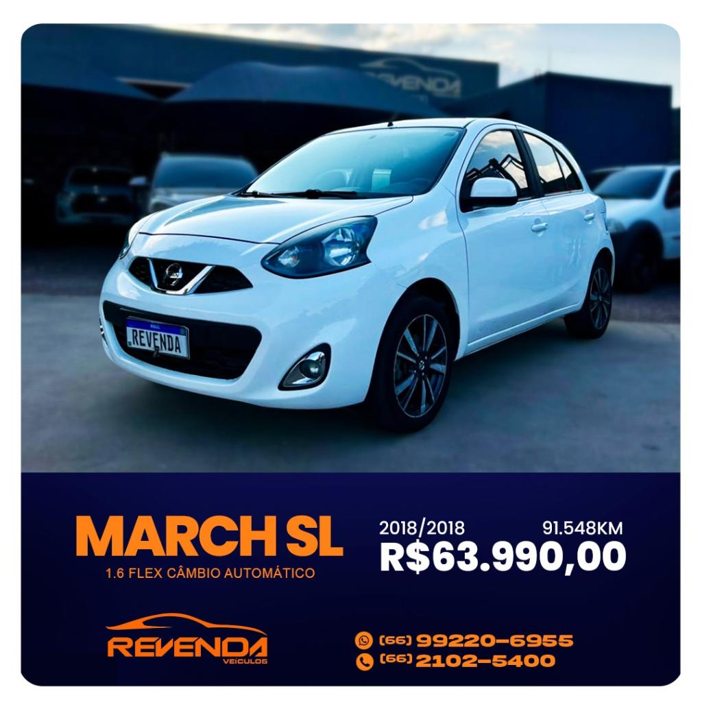 Nissan March SL 1.6 16V CVT FLEX 2018