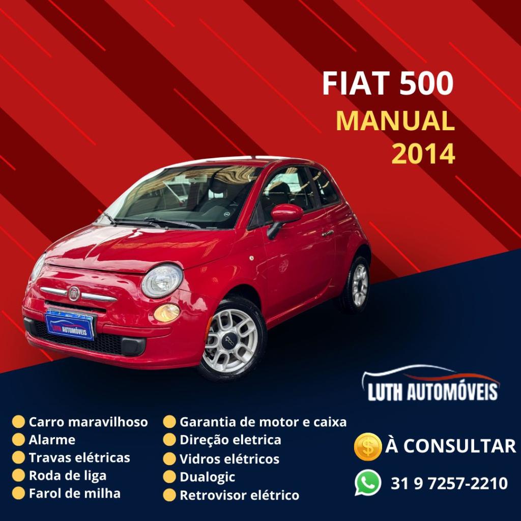 Fiat 500 500 Cult 1.4 Flex 8V EVO Dualogic 2014