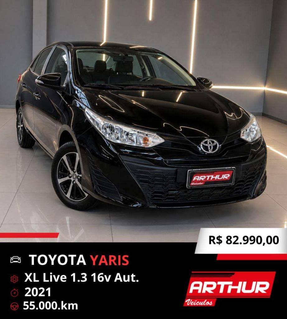 Toyota Yaris YARIS XL Live 1.3 Flex 16V 5p Aut. 2021