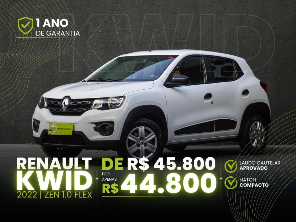 Renault Kwid KWID Zen 1.0 Flex 12V 5p Mec. 2022