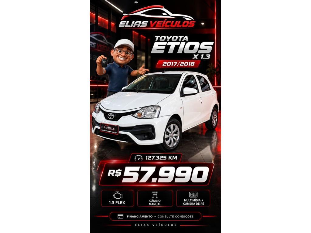 Toyota Etios 1.3 X 16V FLEX 4P MANUAL 2018