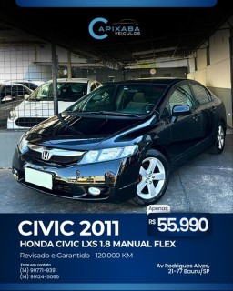 Foto do veículo Honda Civic Sedan Lxs 1.8/1.8 Flex 16v Mec. 4p