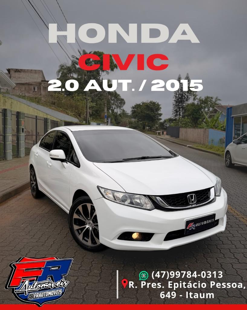 Honda Civic LXS 1.8 CVT FLEX 2015