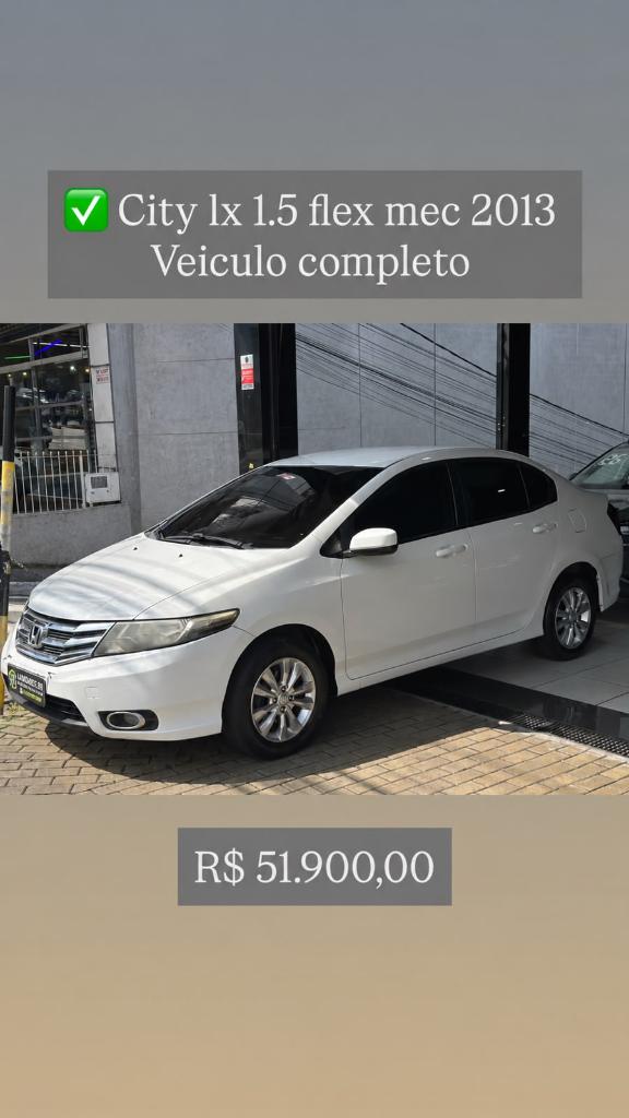 Honda City SEDAN SPORT 1.5 FLEX 16V 4P MEC. 2013
