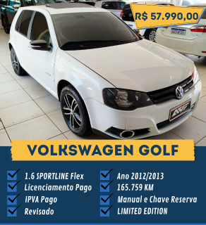 Foto do veículo Volkswagen Golf 1.6 Vht Total Flex Sportline