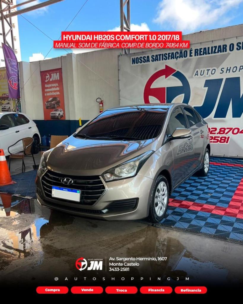 Hyundai Hb20S HB20S Comfort 1.0  Flex 12V Mec. 2018