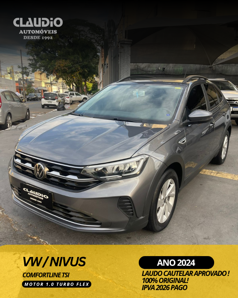 Volkswagen Nivus Nivus Comfortline 1.0 200 TSI Flex Aut. 2024