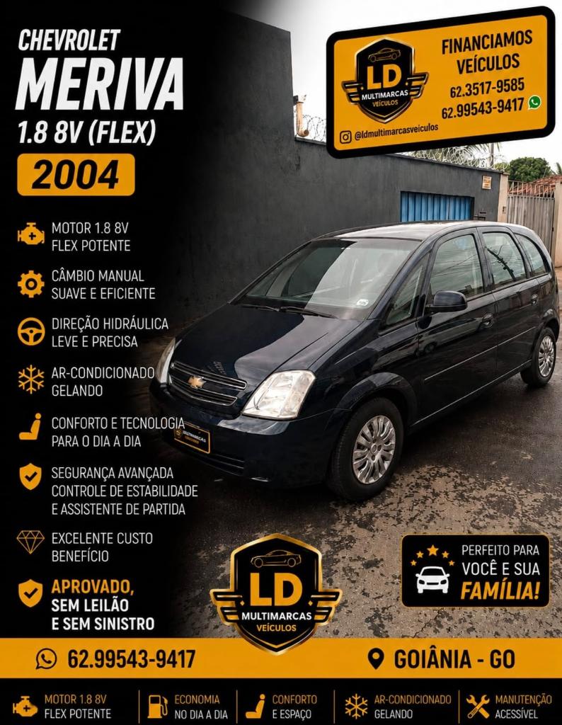 Chevrolet Meriva 1.8/ CD 1.8 MPFI FLEXPOWER 8V 2004