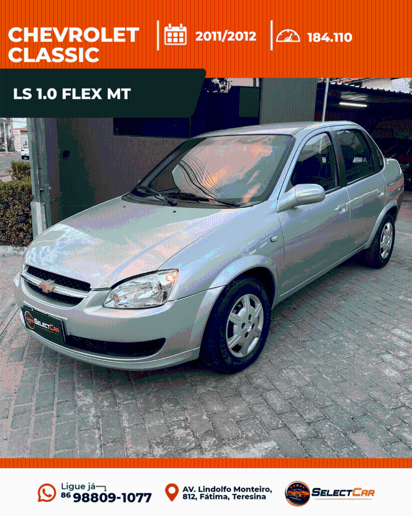 Chevrolet Classic LS C/AR 1.0 VHC-E 8V FLEXPOWER 2012