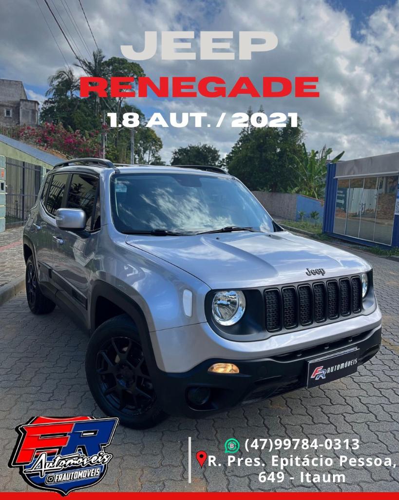 Jeep Renegade 1.8 16V FLEX 4P AUTOMÁTICO 2021