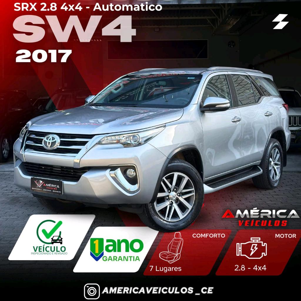 Toyota Sw4 Hilux SW4 SRX 4x4 2.8 TDI 16V Dies. Aut. 2017