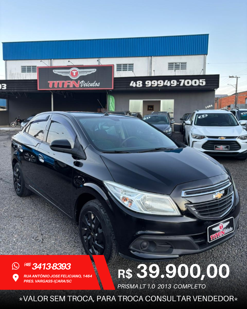 Chevrolet Prisma PRISMA Sed. LT 1.0 8V FlexPower 4p 2013