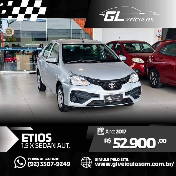 Toyota Etios ETIOS X Sedan 1.5 Flex 16V 4p Aut. 2017