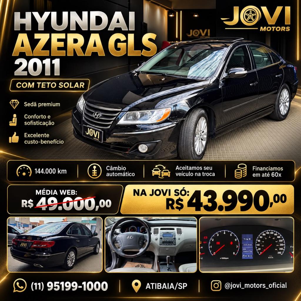 Hyundai Azera 3.3 V6 Completissimo Auto - Automática