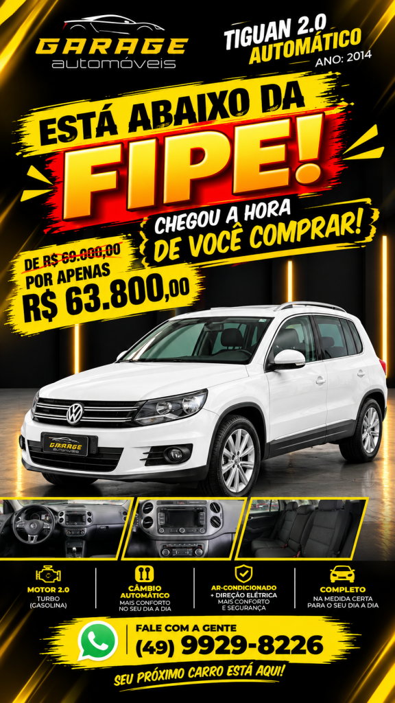 Volkswagen Tiguan 2.0 TSI 16V 200CV TIPTRONIC 5P 2014