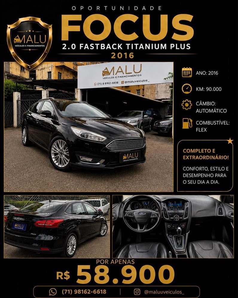 Ford Focus Focus Fastback TIT./T.PLUS 2.0 Flex Aut. 2016