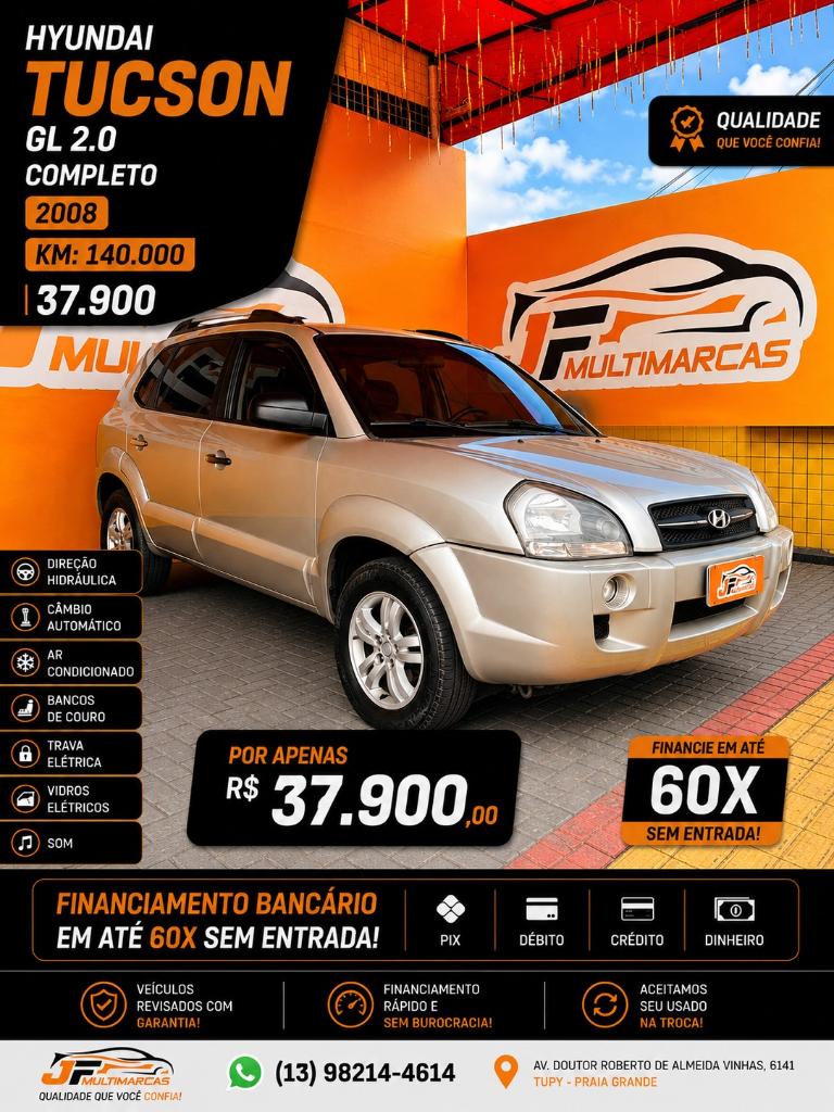Hyundai Tucson 2.7 V6 Gls Auto - Automática