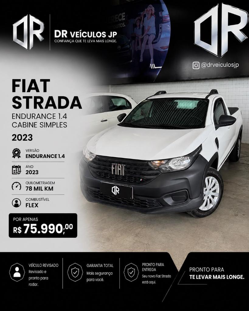 Fiat Strada Strada Endurance 1.4 Flex 8V CS Plus 2023