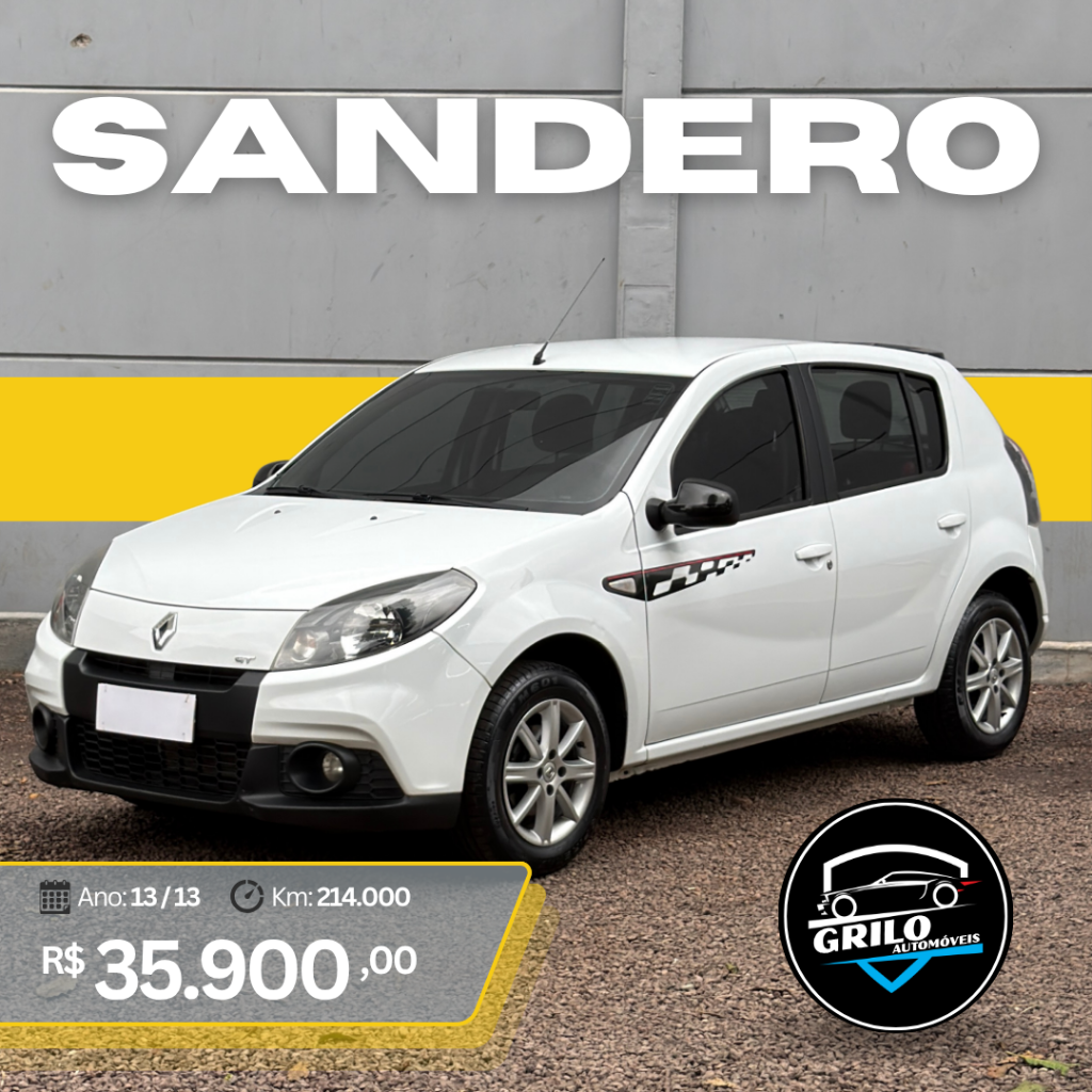 Renault Sandero GT LINE HI-POWER 1.6 8V 5P 2013
