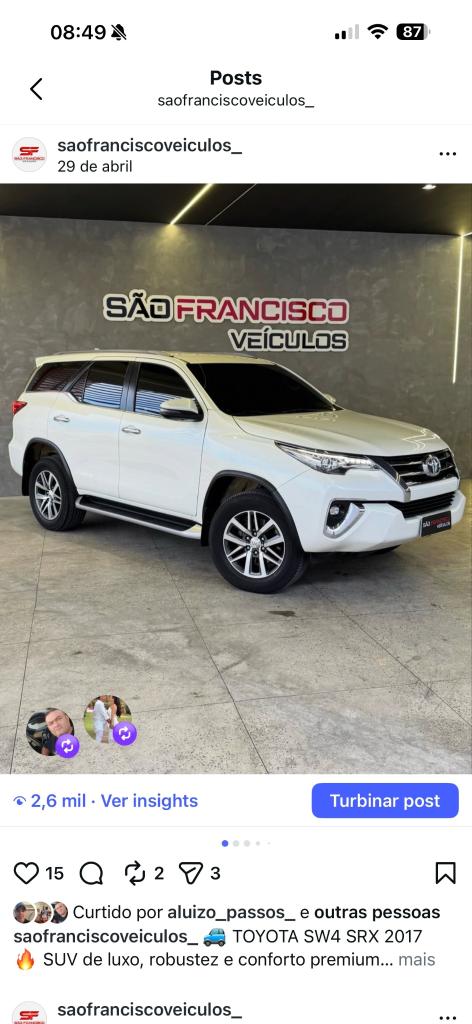Toyota Sw4 2017