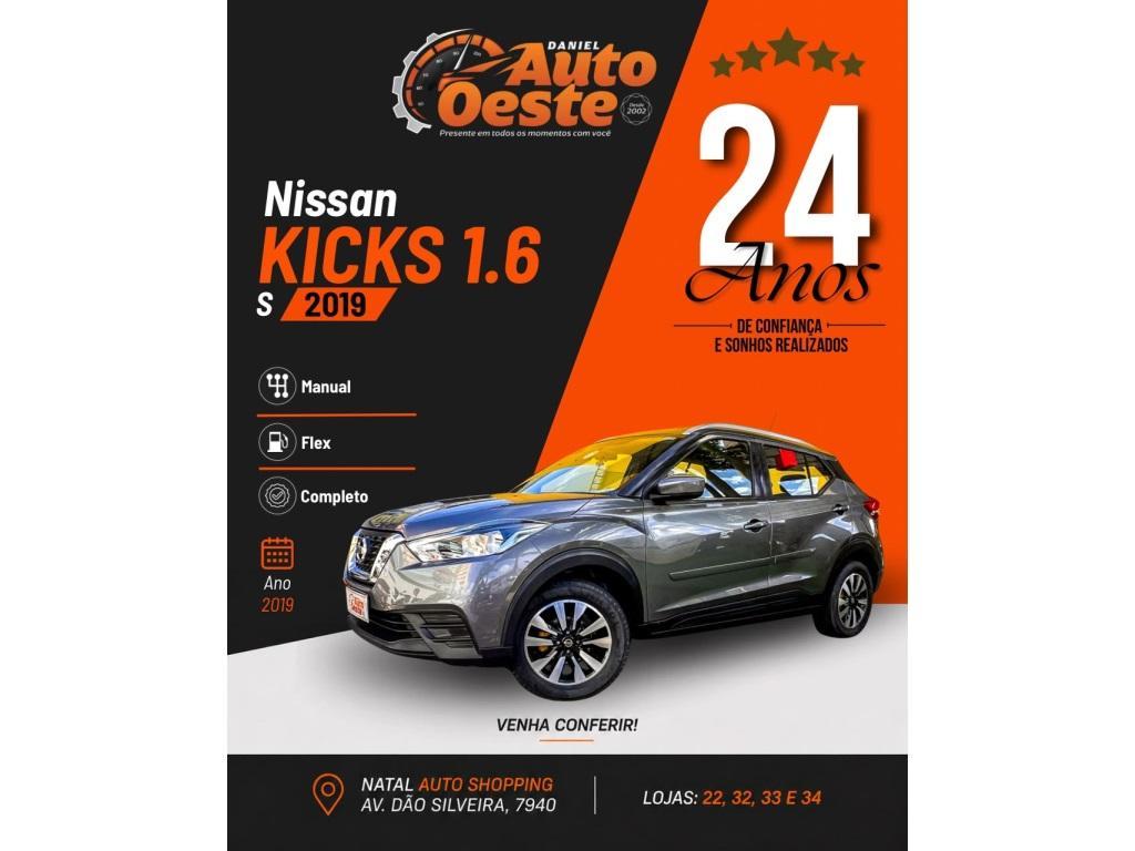 Nissan Kicks 1.6 16V FLEXSTART S 4P MANUAL 2019