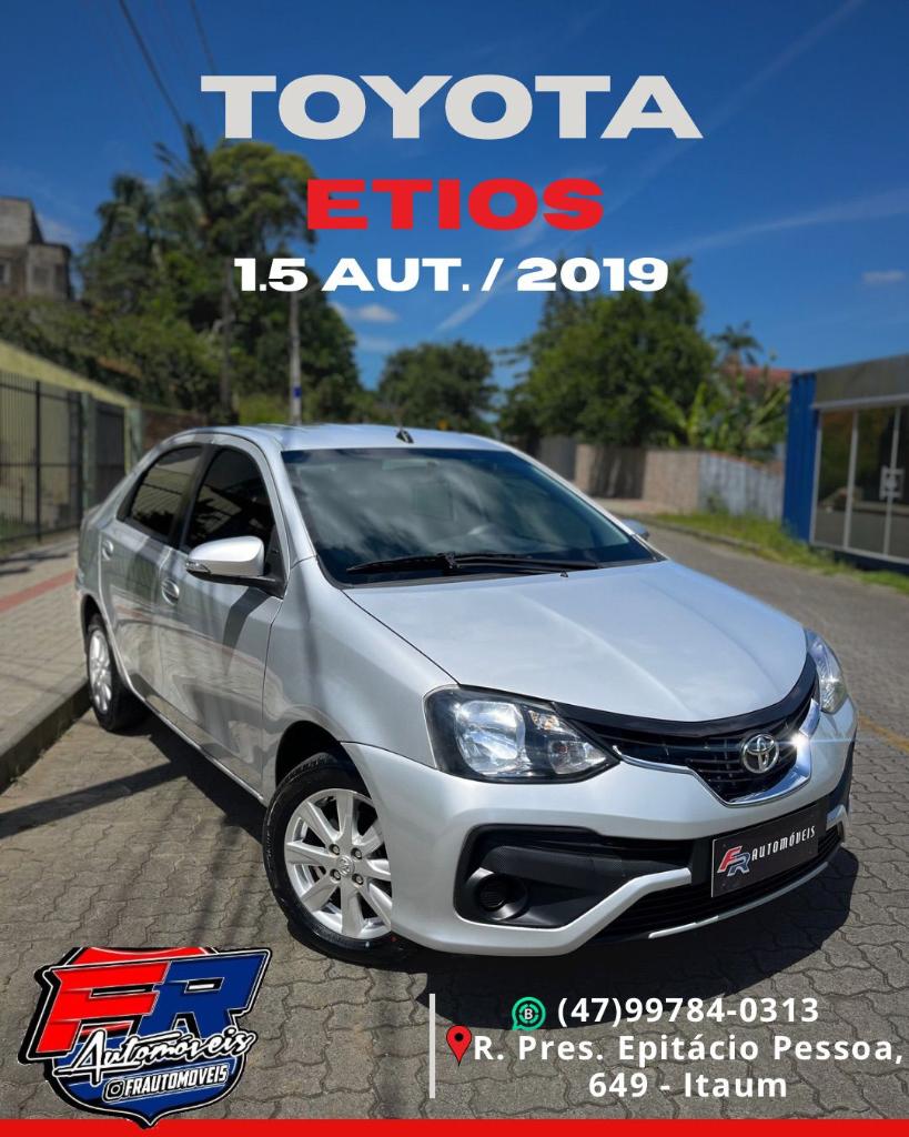 Toyota Etios 1.5 X PLUS 16V FLEX 4P AUTOMÁTICO 2019