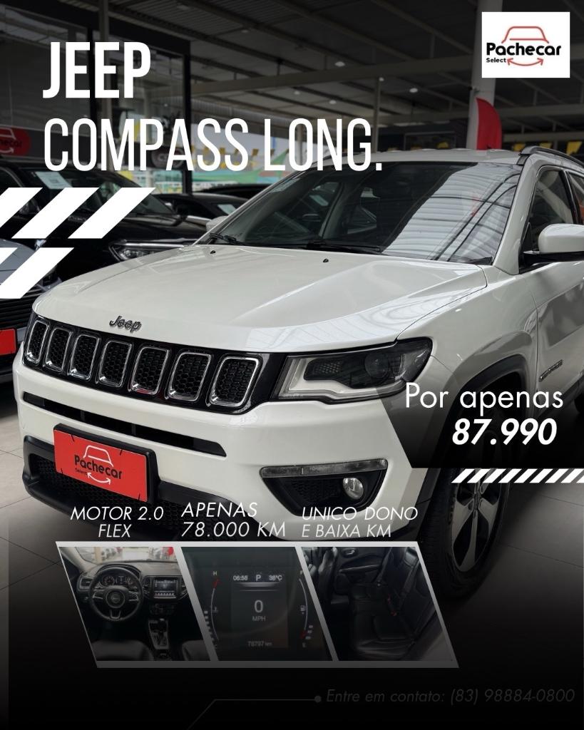 Jeep Compass COMPASS LONGITUDE 2.0 4x4 Dies. 16V Aut. 2018
