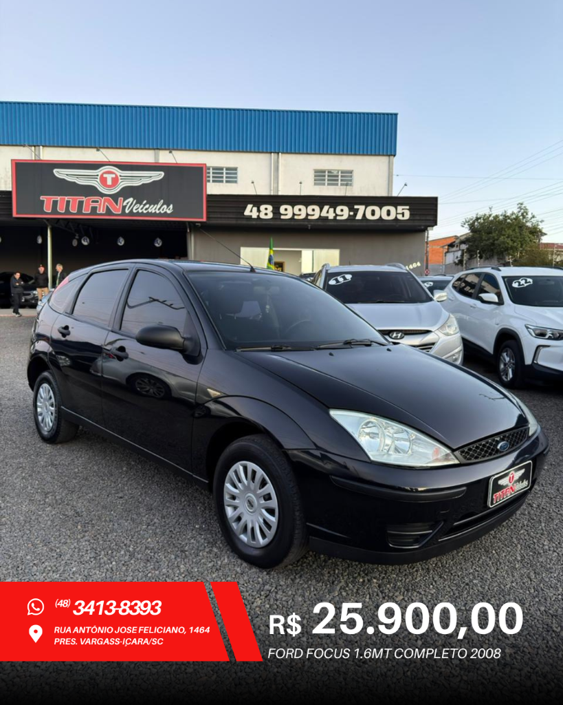 Ford Focus Focus 1.6 S/SE/SE Plus Flex 8V/16V  5p 2008