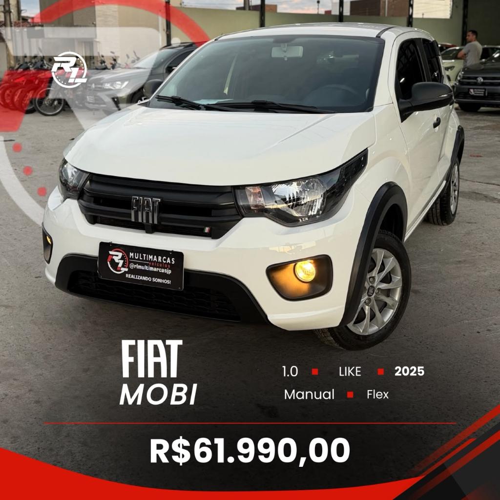 Fiat Mobi 1.0 EVO FLEX LIKE. MANUAL 2025